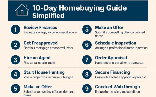 Homebuying Simplified Infographic infographic