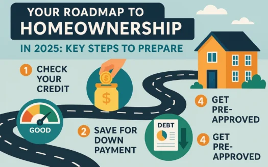2025 Homeownership Steps infographic