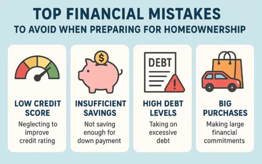 Homeownership Financial Pitfalls infographic