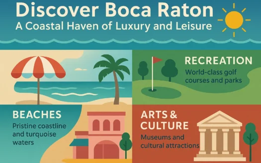 Boca Raton Coastal Luxury infographic