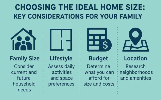 Ideal Home Size infographic
