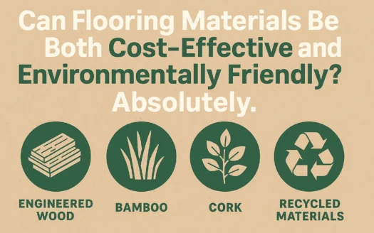 Eco-Friendly Flooring Options infographic