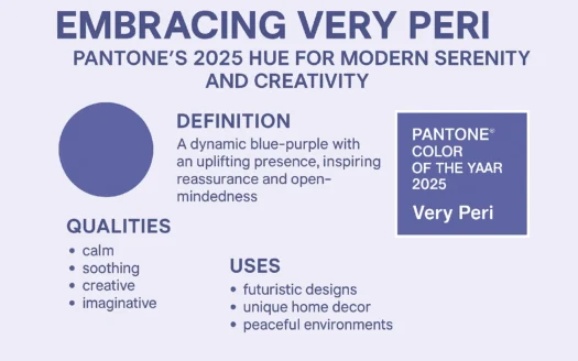 Very Peri Infographic infographic