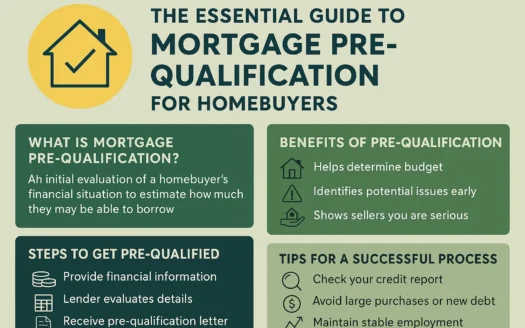 Mortgage Pre-Qualification Guide infographic