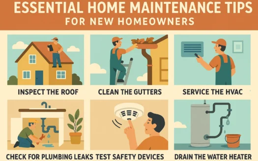 Homeowner Maintenance Tips infographic