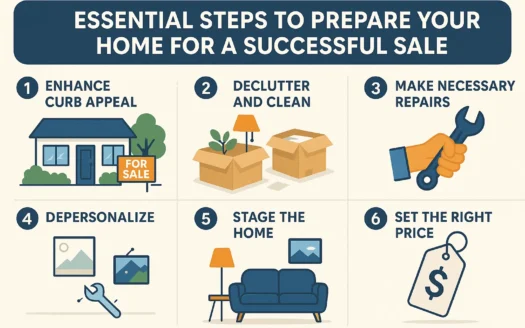 Home Selling Preparation infographic