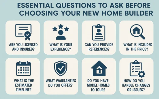 Home Builder Questions infographic