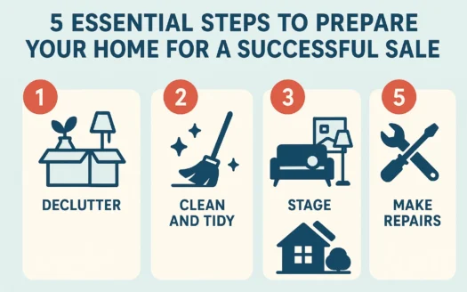 Home Sale Preparation infographic