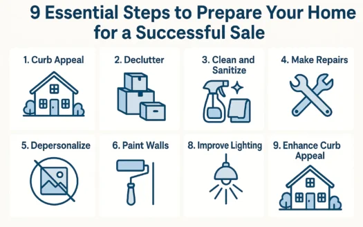 Home Sale Preparation infographic