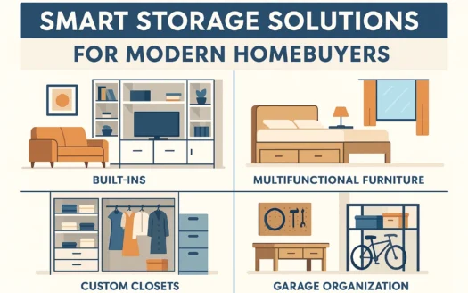 Modern Home Storage infographic