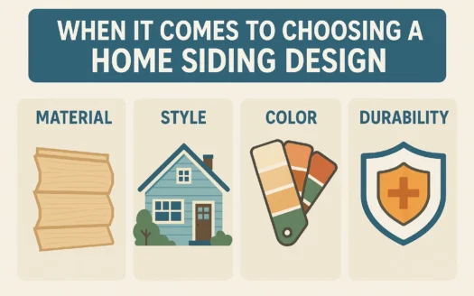 Home Siding Design infographic