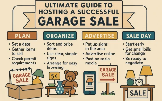 Garage Sale Success Guide infographic