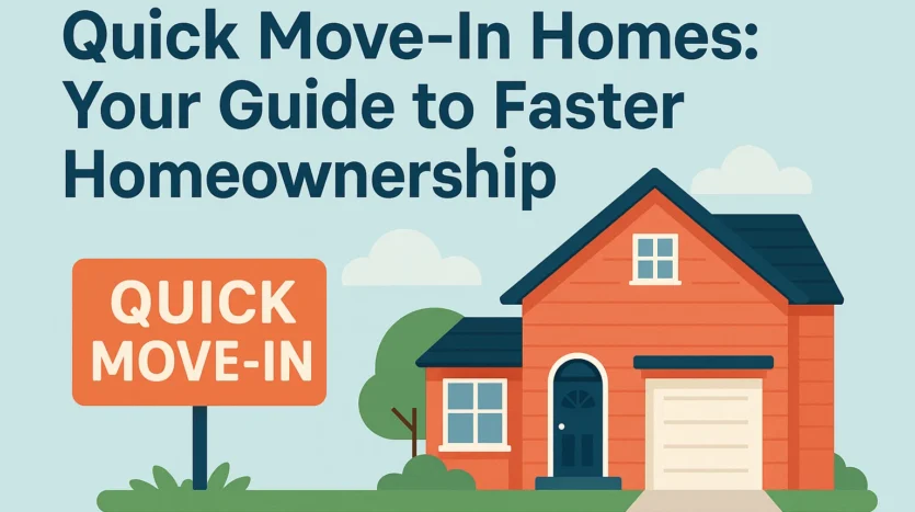 Quick Move-In Homes infographic