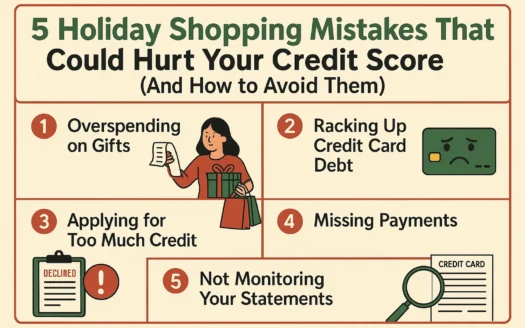 Holiday Shopping Pitfalls infographic