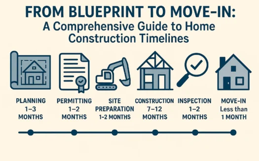 Home Construction Timelines Guide infographic