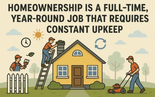 Homeownership Year-Round Commitment infographic