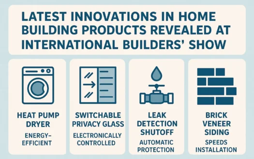 Innovative Home Building Products infographic