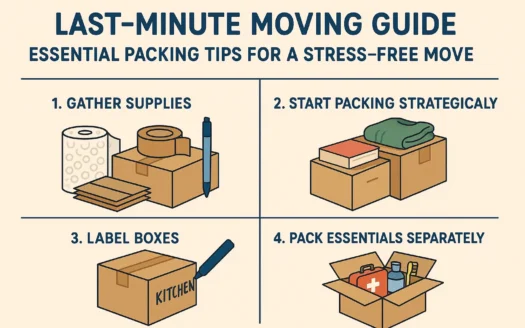 Stress-Free Move Tips infographic
