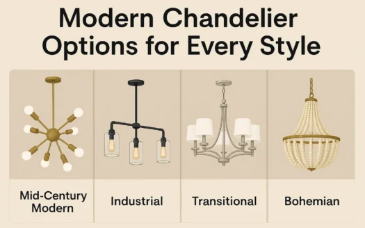 Chandelier Style Choices infographic