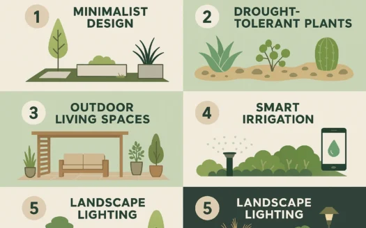 Modern Landscaping Ideas infographic