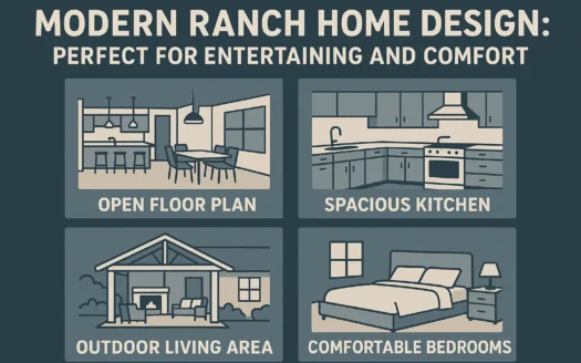 Ranch Home Design infographic
