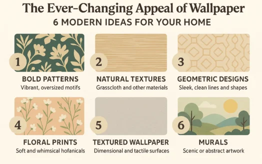 Modern Wallpaper Ideas infographic