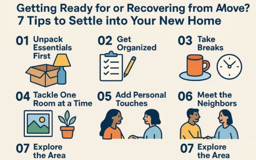 Moving Home Tips infographic