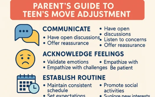 Teen Move Adjustment infographic