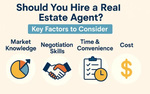 Choosing Real Estate Agent infographic