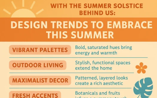 Summer Design Trends infographic