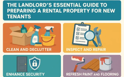 Rental Property Preparation Guide infographic