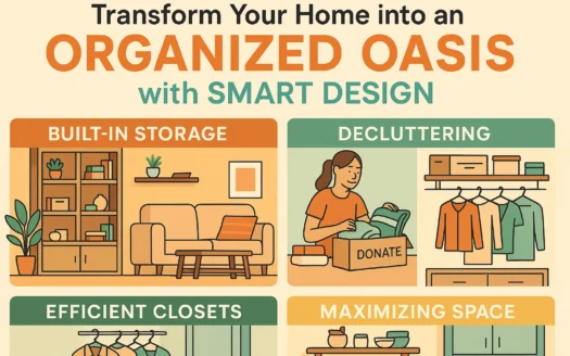 Organized Home Design infographic