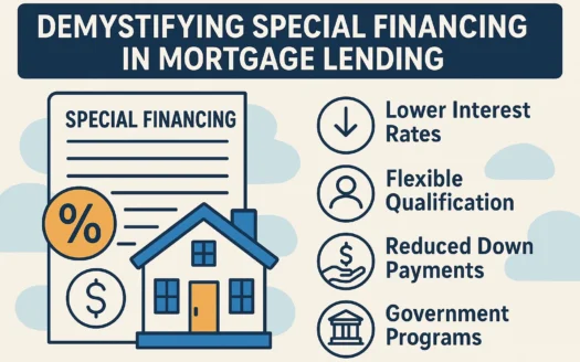 Mortgage Financing Guide infographic