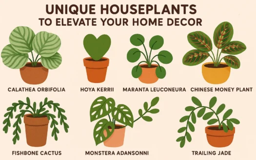 Houseplants Decor Guide infographic
