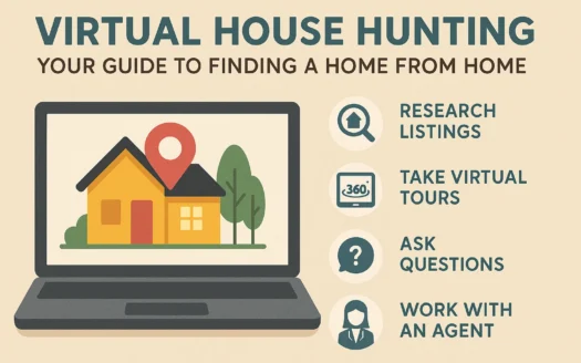 Virtual House Hunting infographic