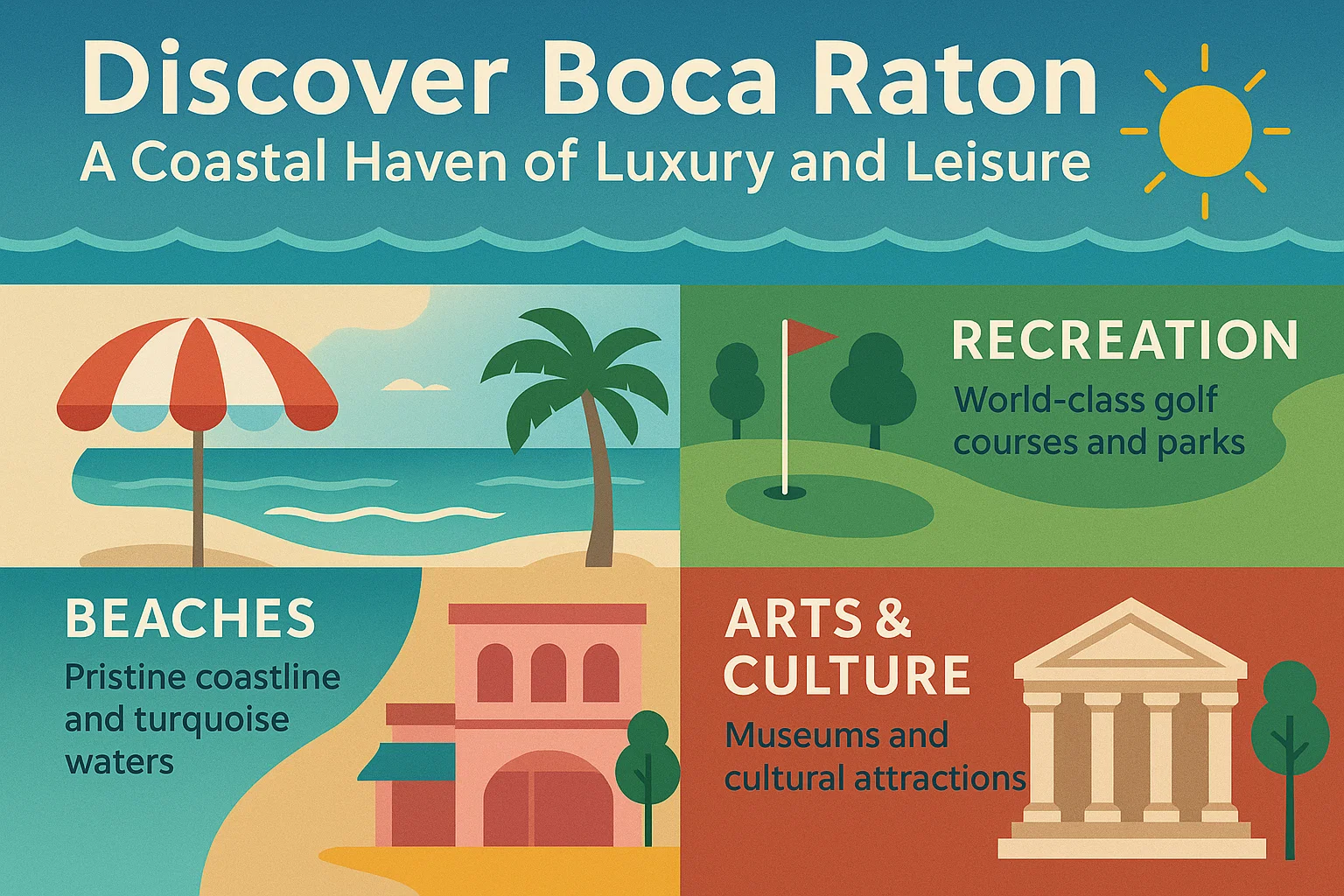 Boca Raton Coastal Luxury infographic
