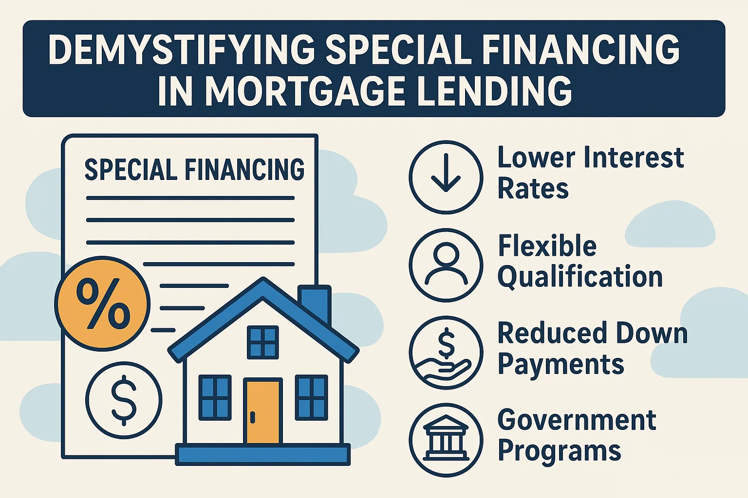 Mortgage Financing Guide infographic