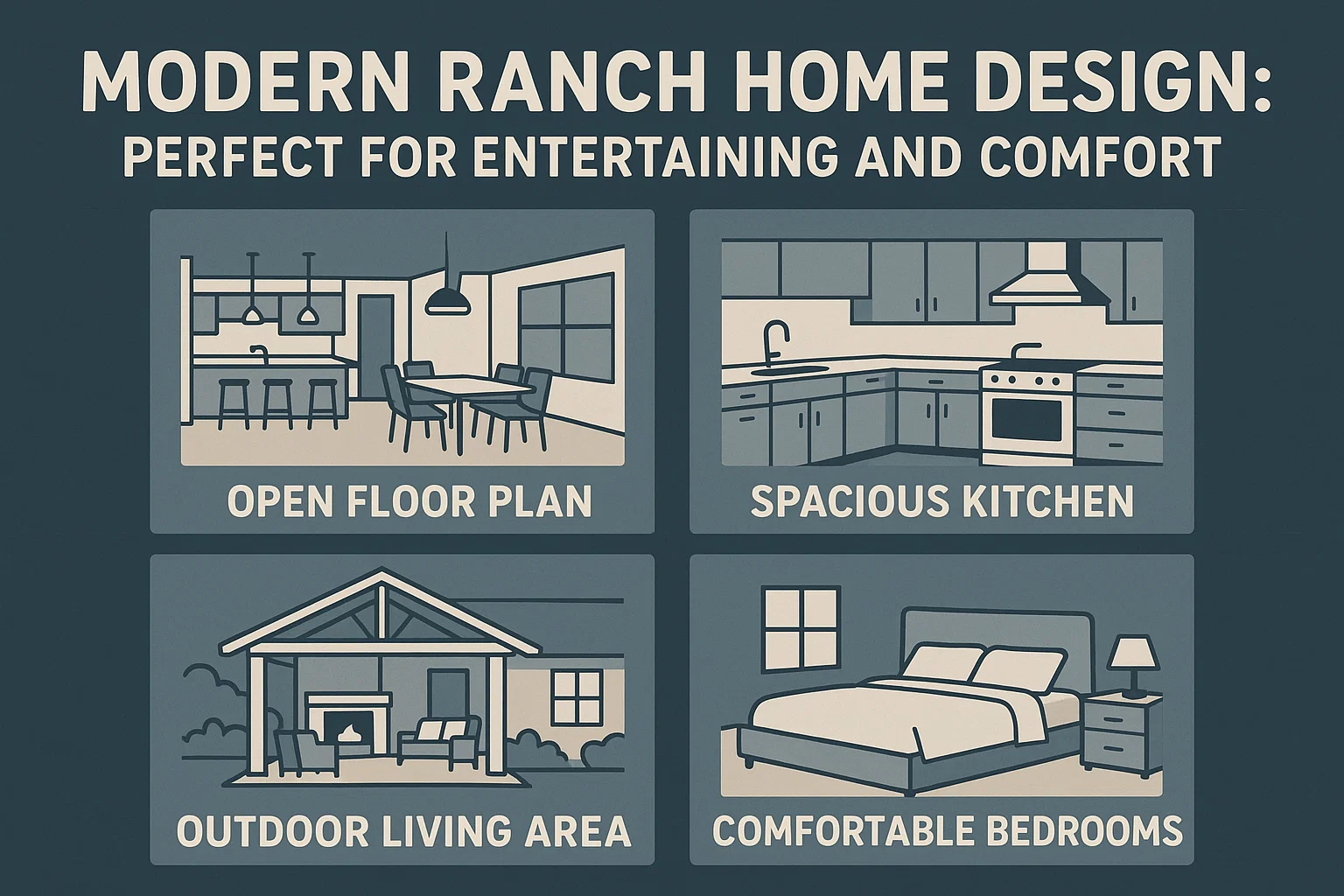 Ranch Home Design infographic
