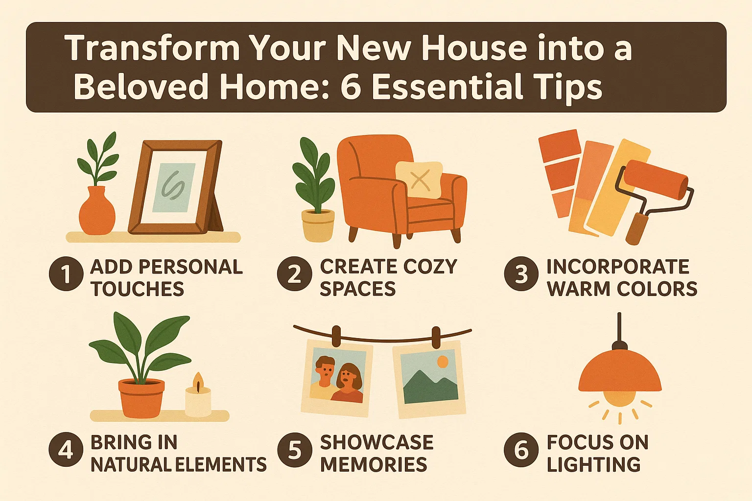 Essential Home Transformation Tips infographic