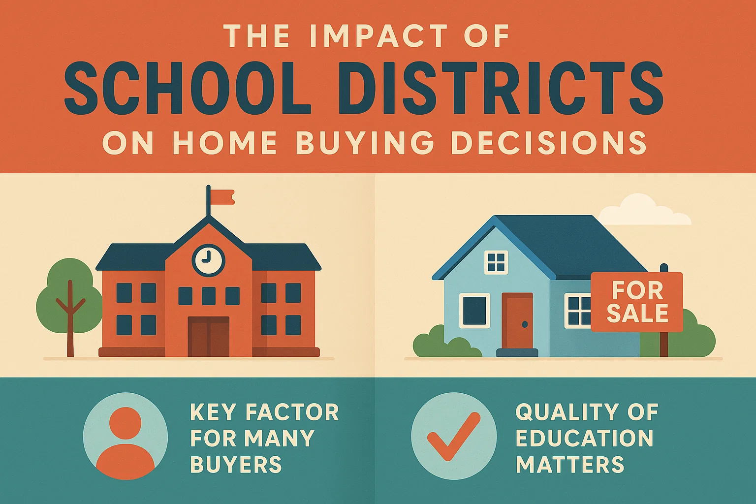 School Districts' Influence infographic