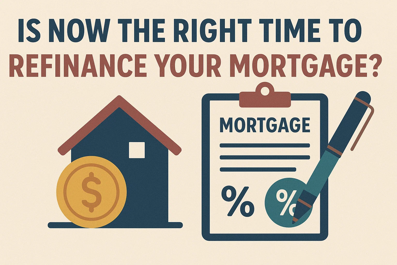 Mortgage Refinance Timing infographic