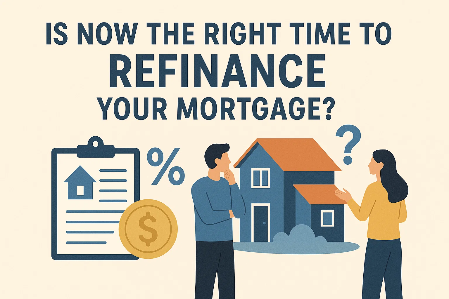Mortgage Refinance Timing infographic