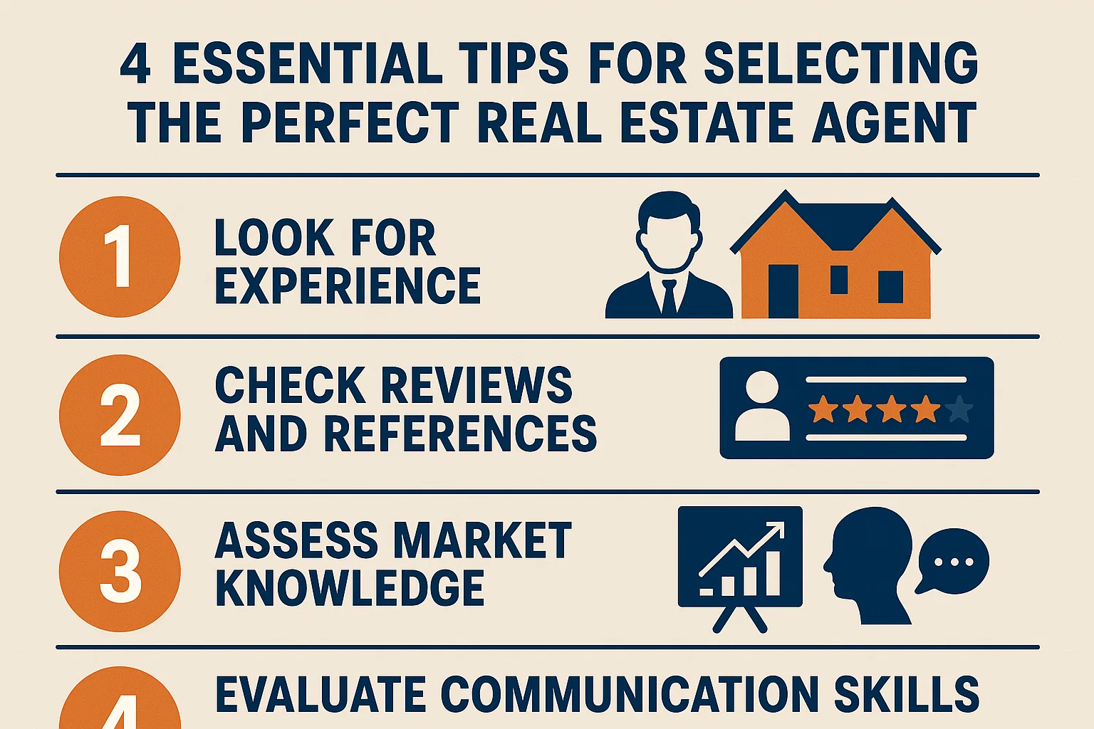 Real Estate Agent Tips infographic