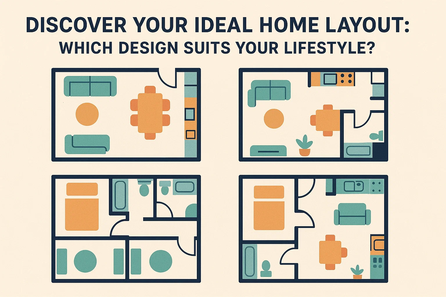Ideal Home Layout infographic