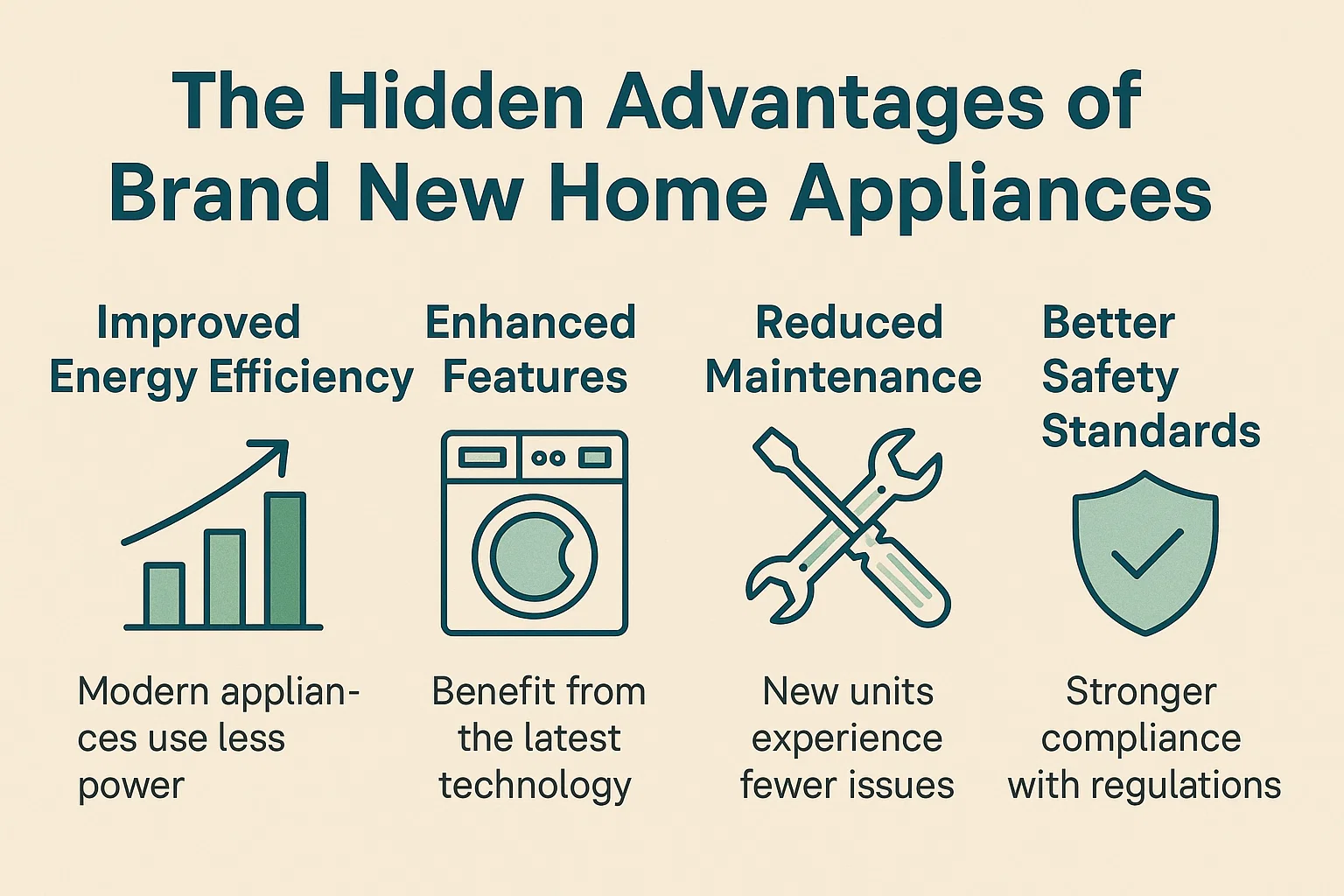 New Appliance Perks infographic