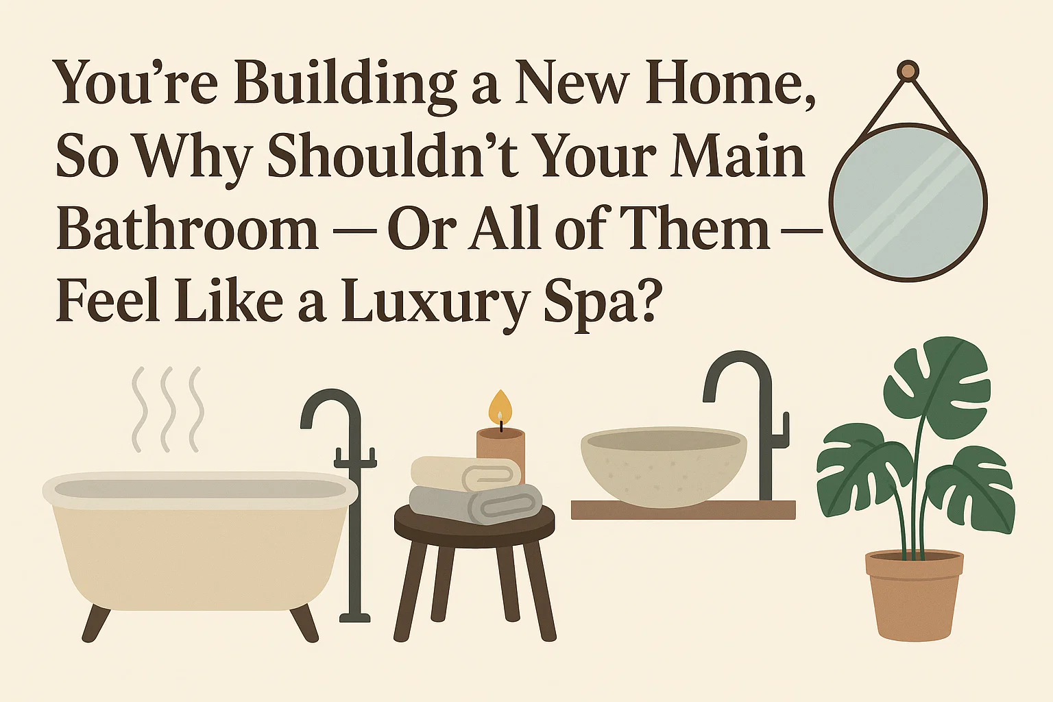 Home Spa Bathroom infographic