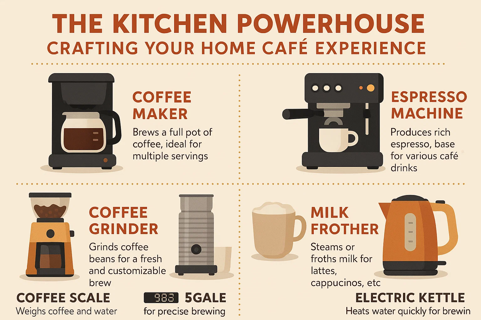 Home Café Experience infographic