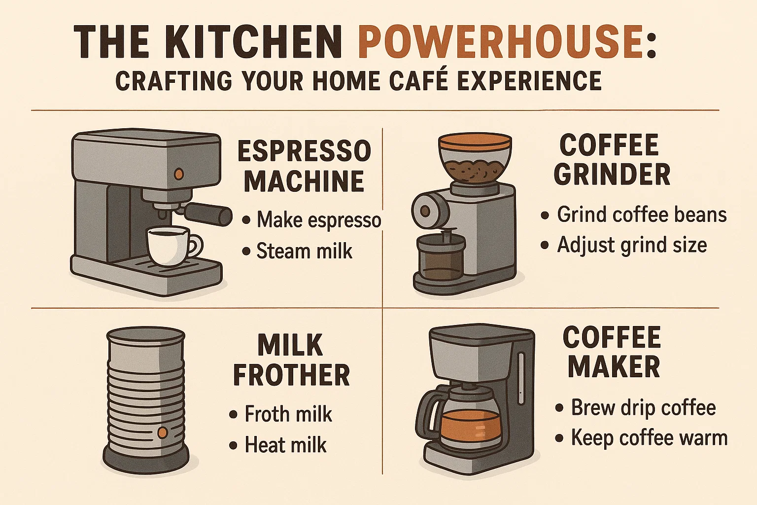 Home Café Experience infographic