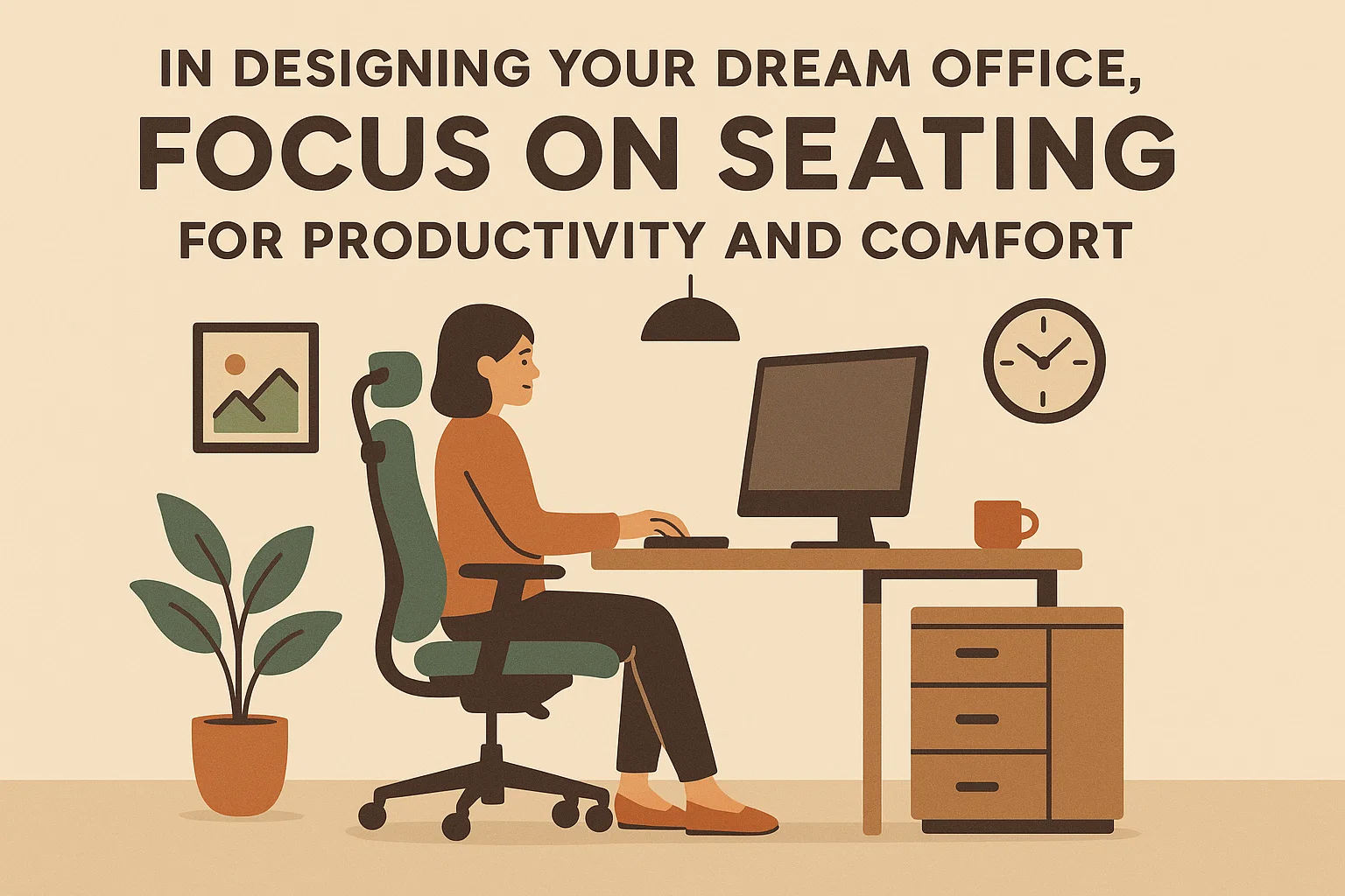 Productive Office Seating infographic