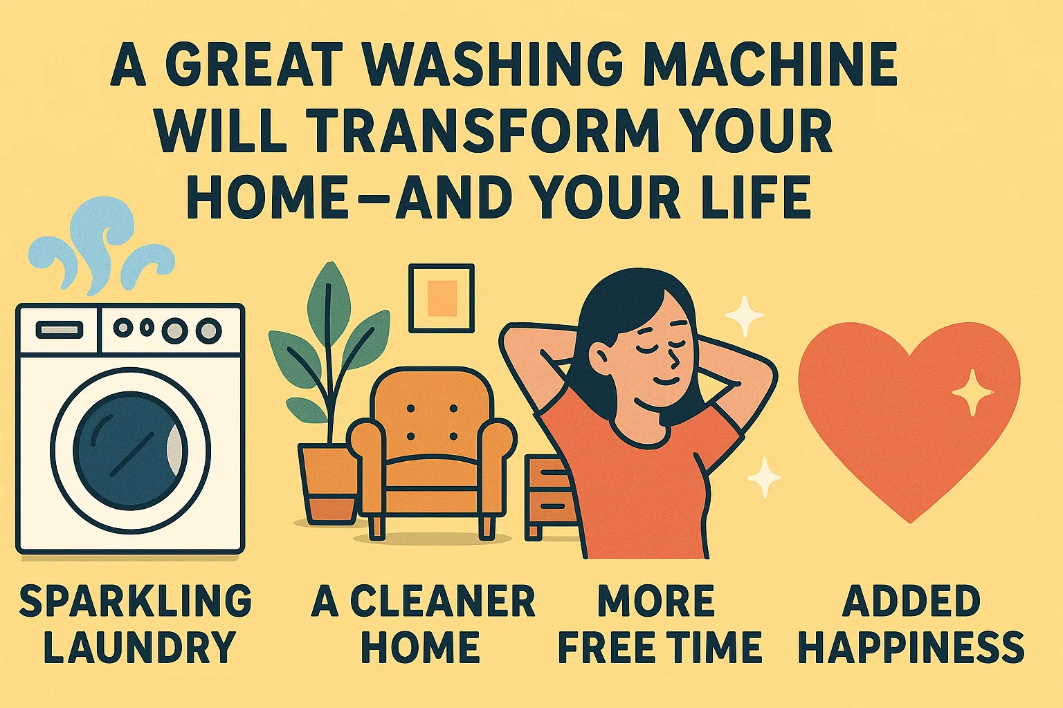 Transformative Washing Machine Infographic infographic